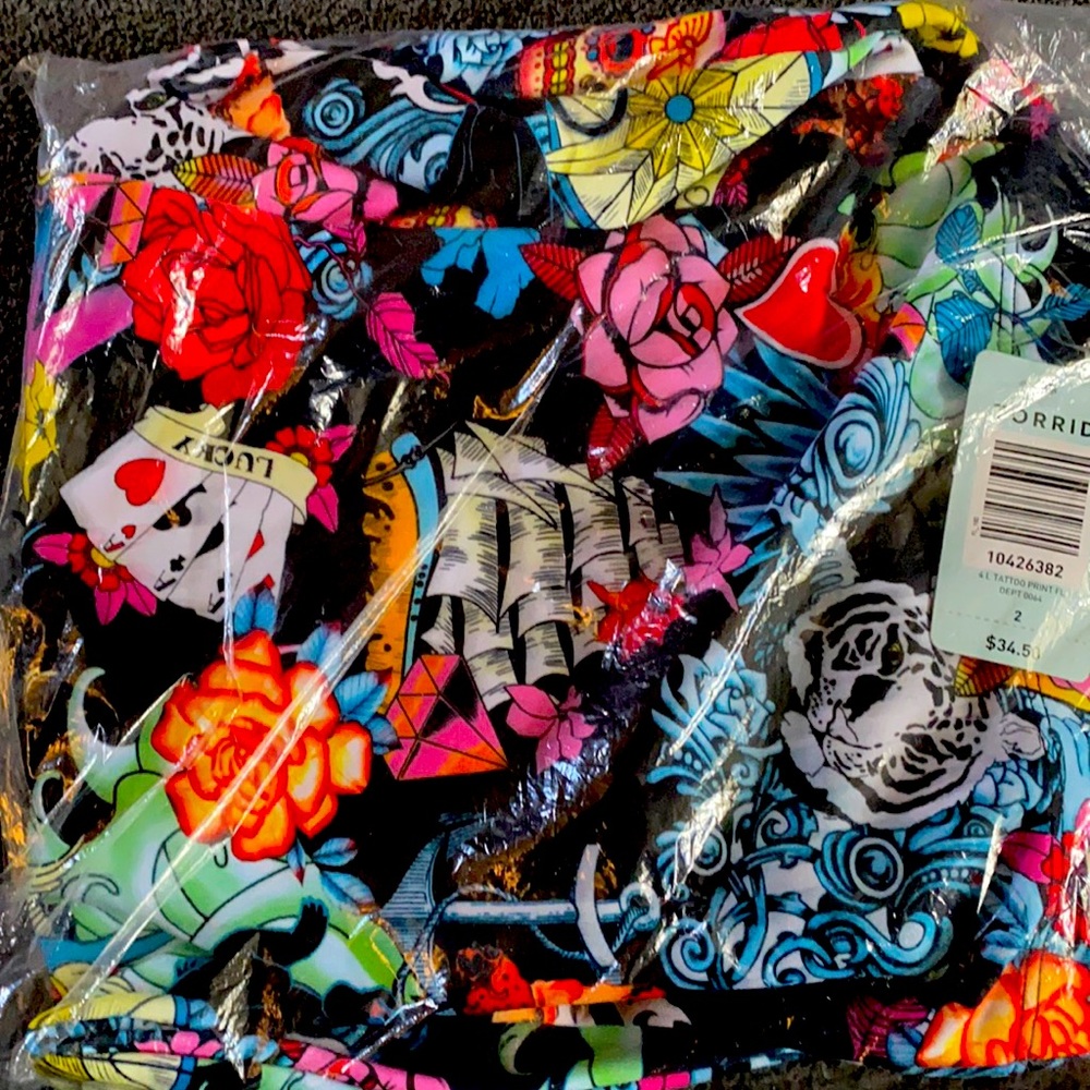Torrid Tattoo Print Leggings